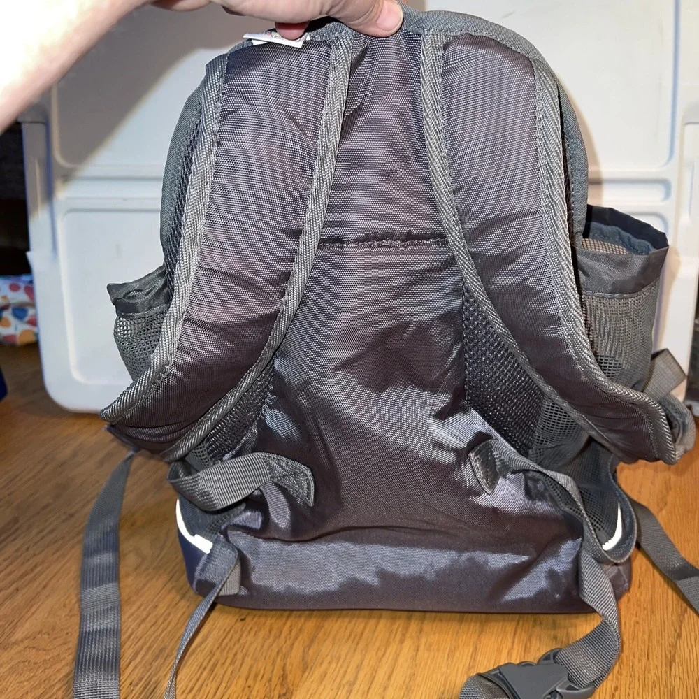 Outward Hound PoochPouch Front Dog Carrier Backpack Gray Small Pet Travel Bag